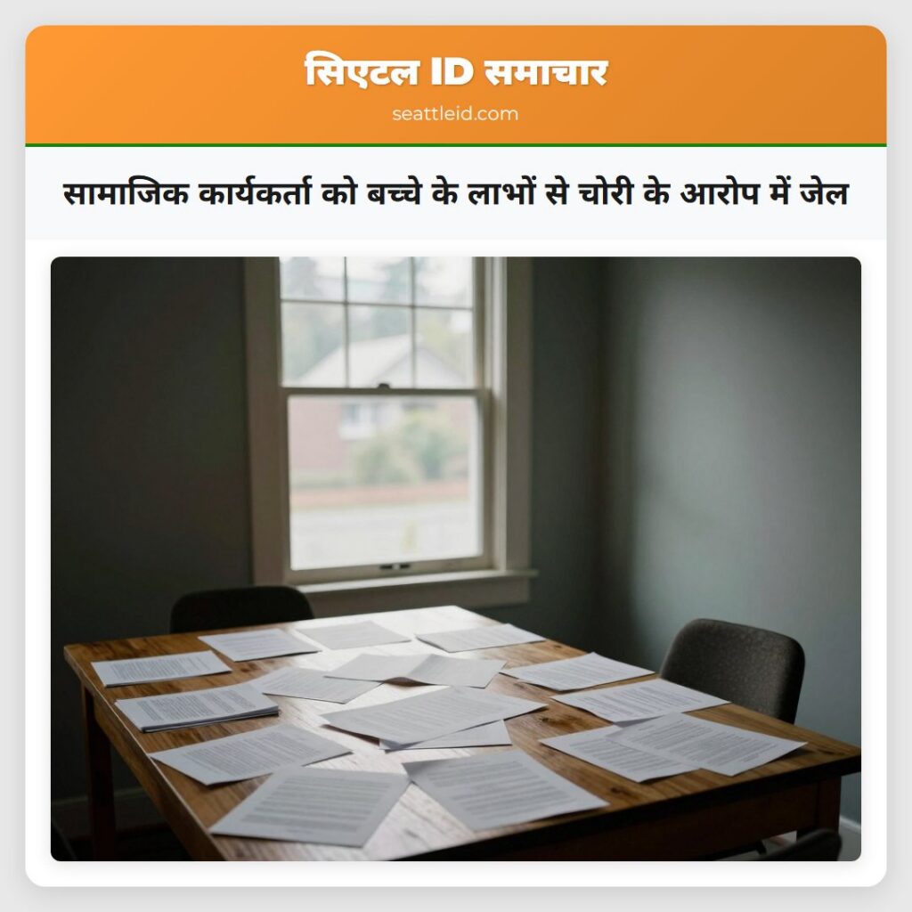 सामाजिक कार्यकर्ता को बच्चे के लाभों से चोरी के