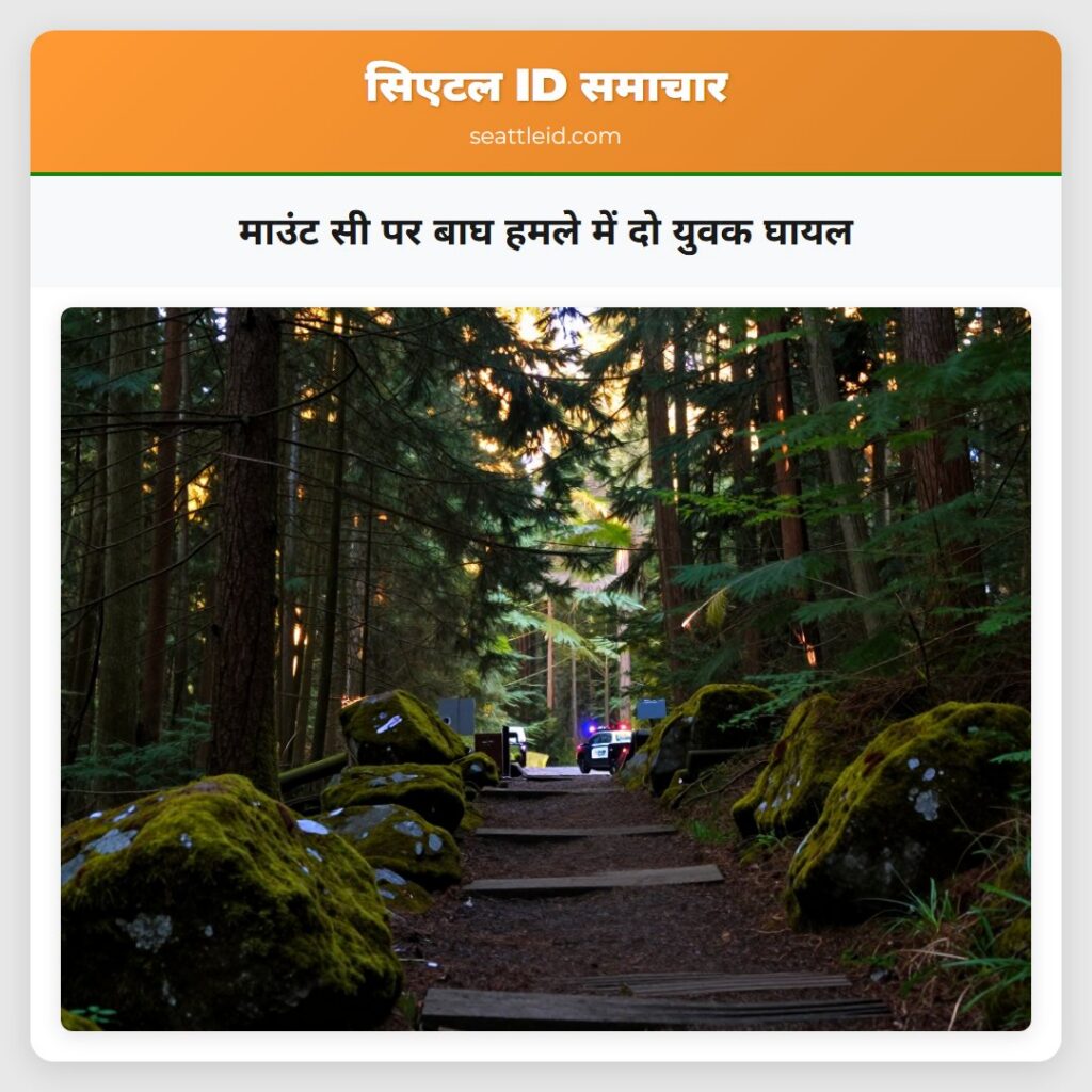माउंट सी पर बाघ हमले में दो युवक घायल
