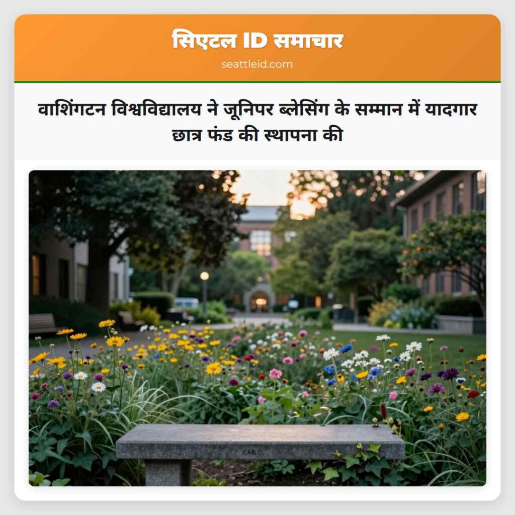 वाशिंगटन विश्वविद्यालय ने जूनिपर ब्लेसिंग के
