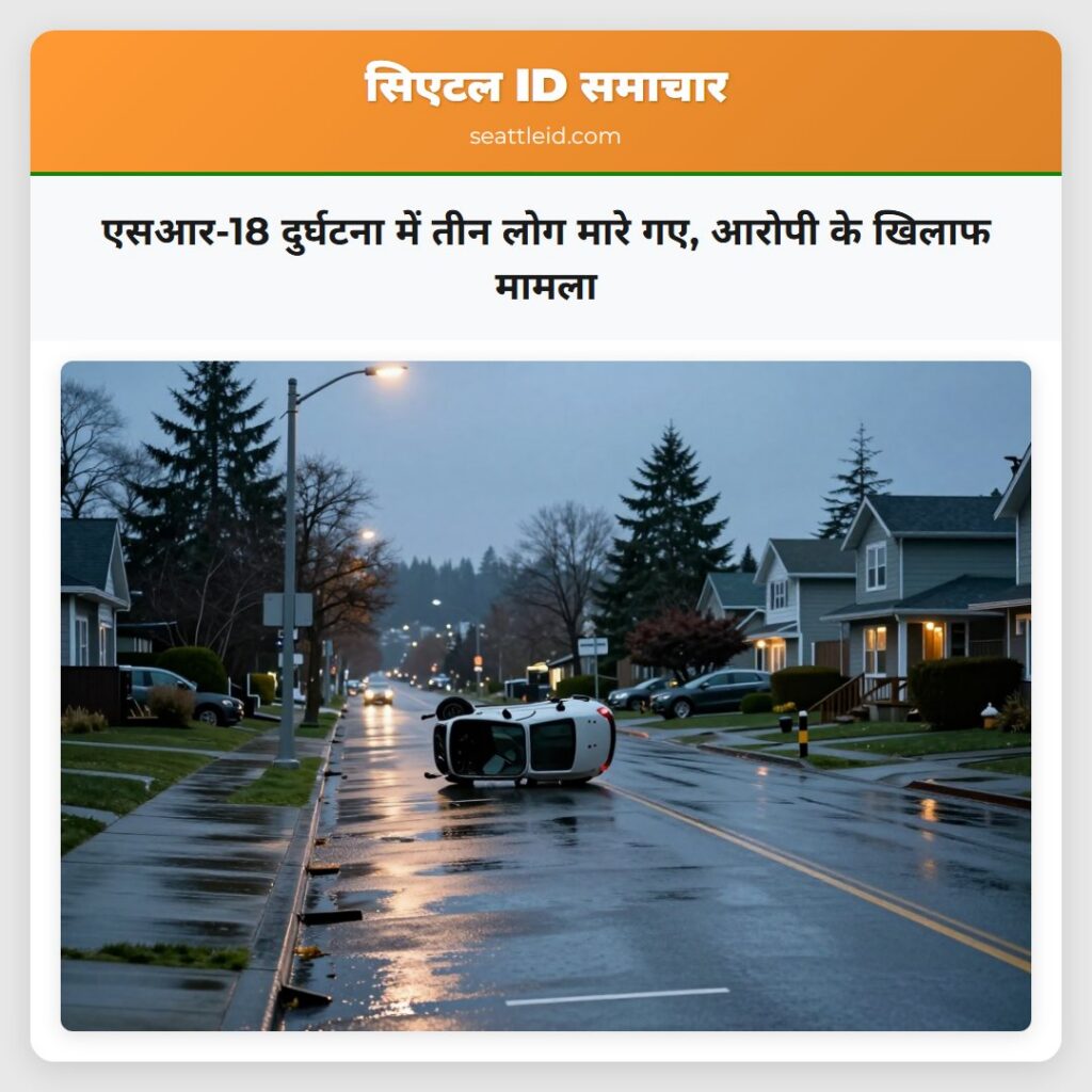एसआर-18 दुर्घटना में तीन लोग मारे गए, आरोपी के