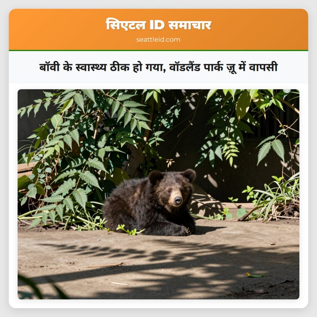 बॉवी के स्वास्थ्य ठीक हो गया, वॉडलैंड पार्क ज़ू
