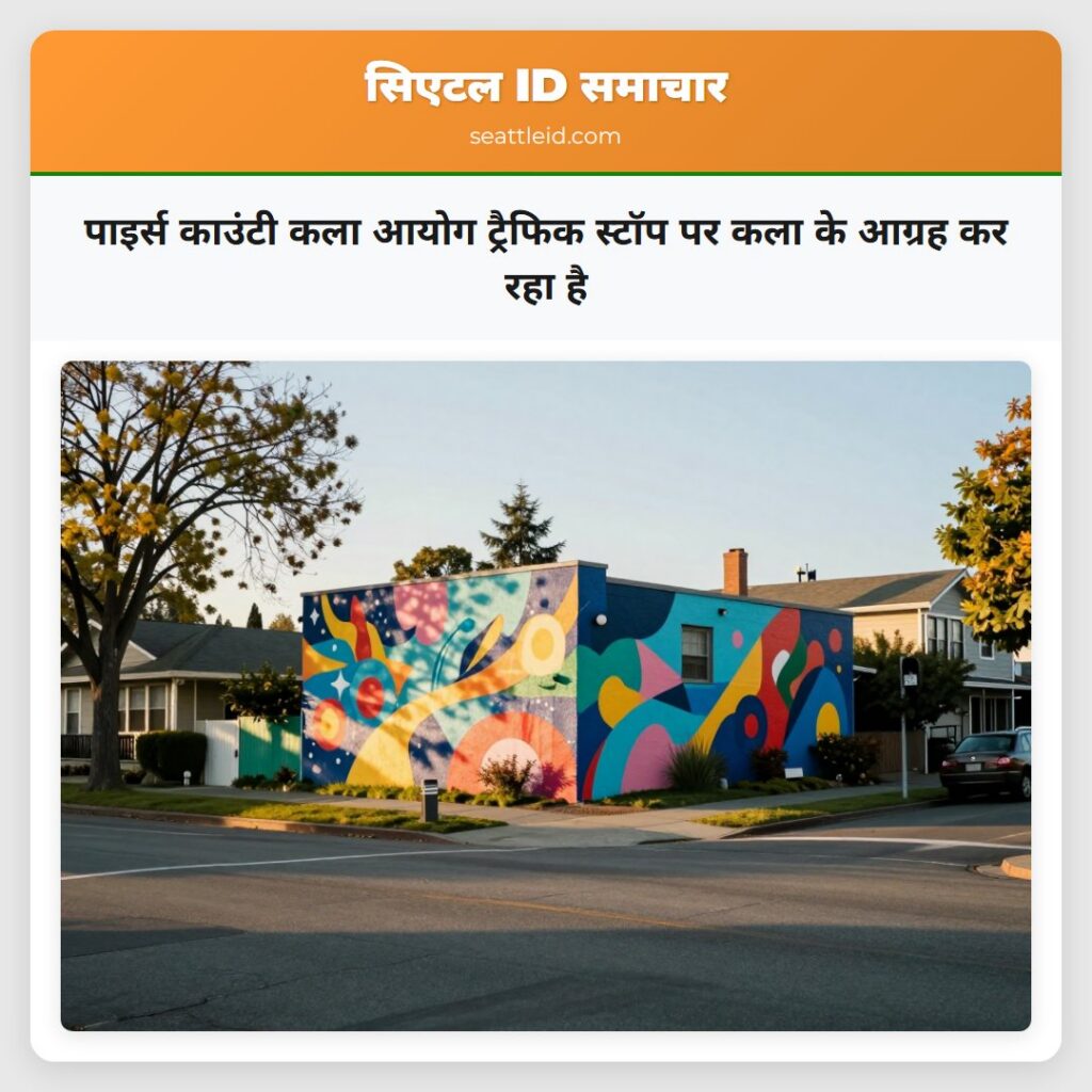 पाइर्स काउंटी कला आयोग ट्रैफिक स्टॉप पर कला के