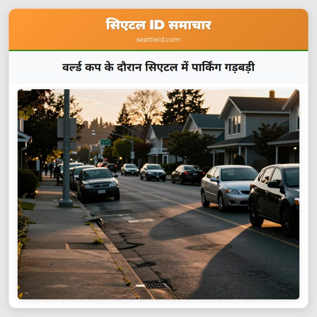 वर्ल्ड कप के दौरान सिएटल में पार्किंग गड़बड़ी