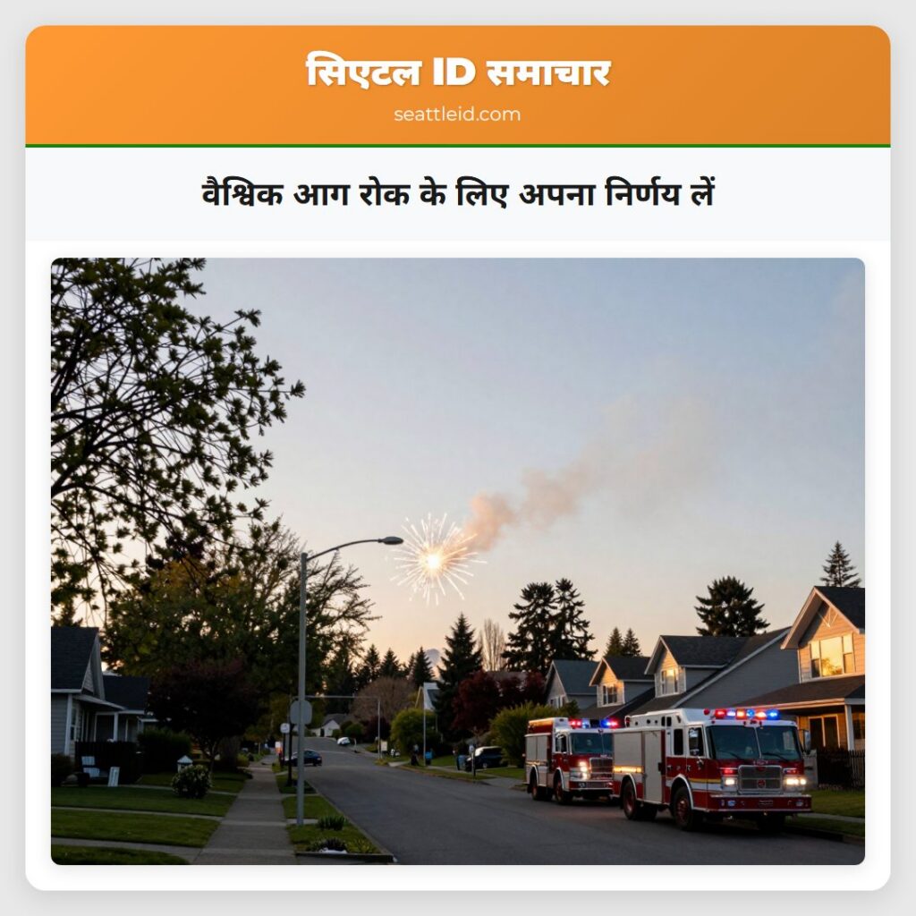 वैश्विक आग रोक के लिए अपना निर्णय लें