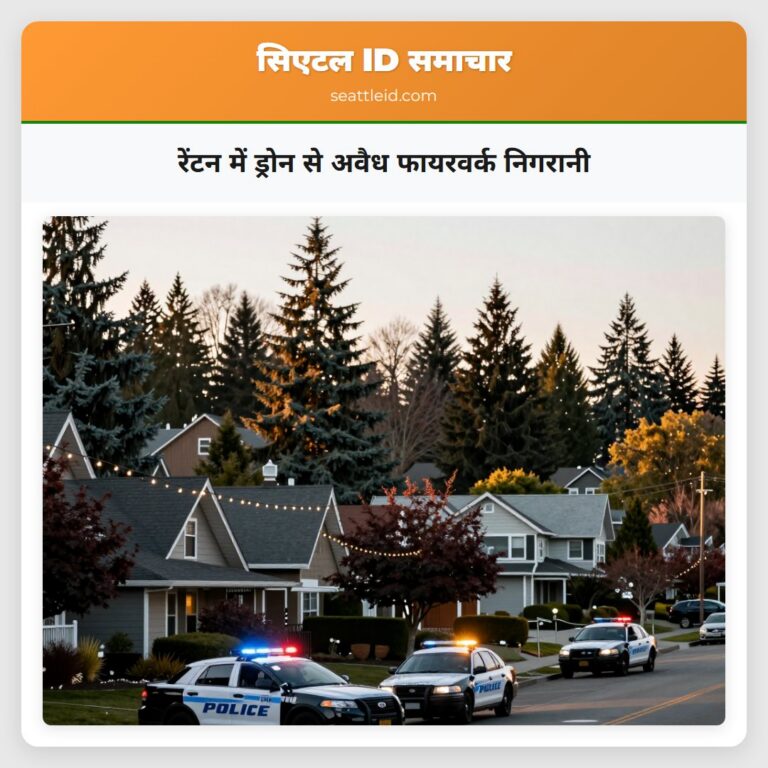 रेंटन में ड्रोन से अवैध फायरवर्क निगरानी