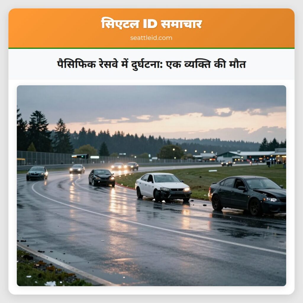 पैसिफिक रेसवे में दुर्घटना: एक व्यक्ति की मौत