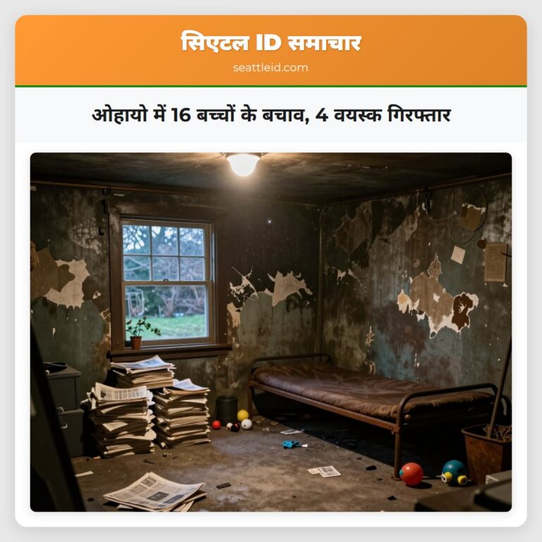 ओहायो में 16 बच्चों के बचाव 4 वयस्क गिरफ्तार