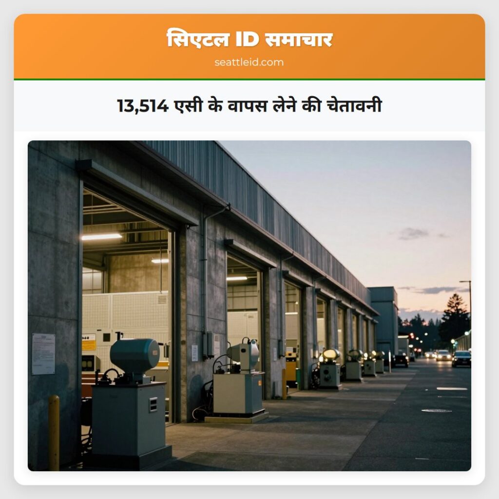 13,514 एसी के वापस लेने की चेतावनी