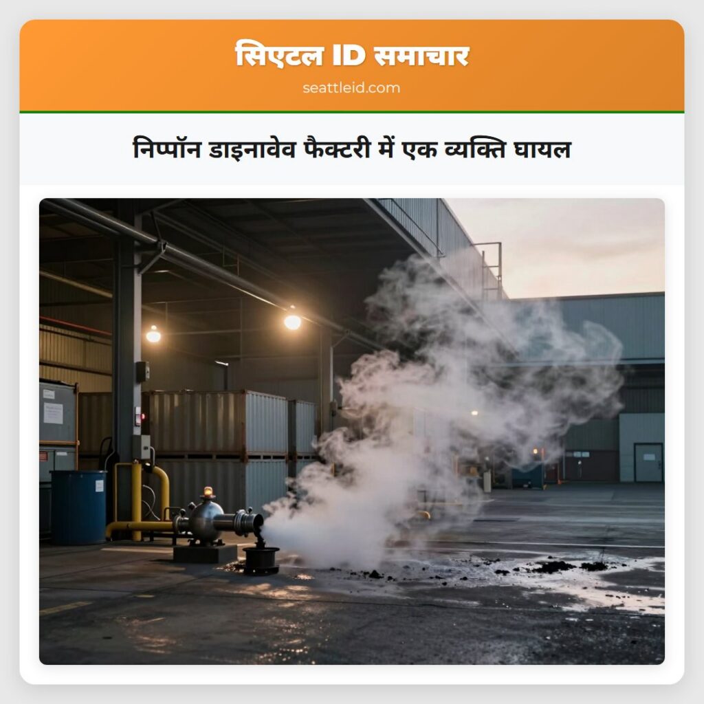 निप्पॉन डाइनावेव फैक्टरी में एक व्यक्ति घायल