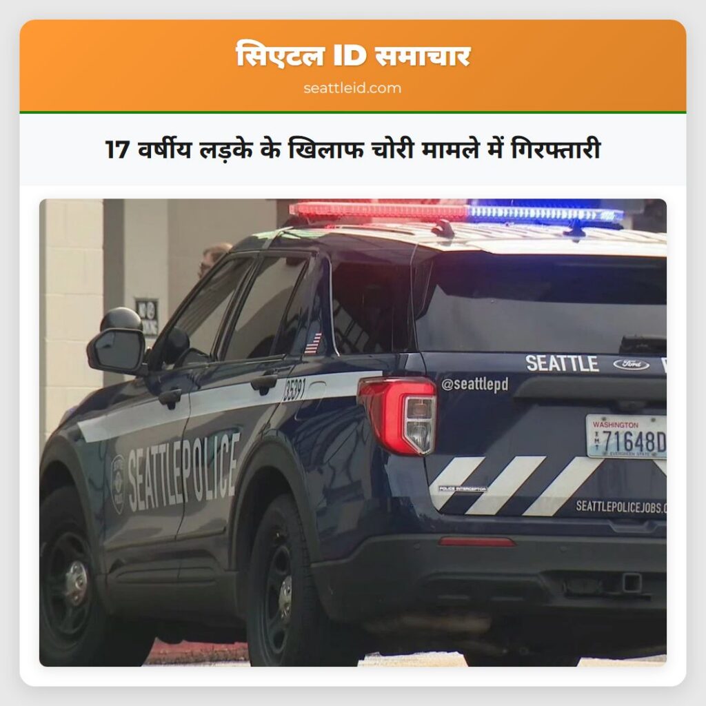 17 वर्षीय लड़के के खिलाफ चोरी मामले में गिरफ्तारी
