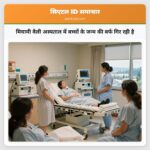 मियामी वैली अस्पताल में बच्चों के जन्म की बर्फ गिर रही है