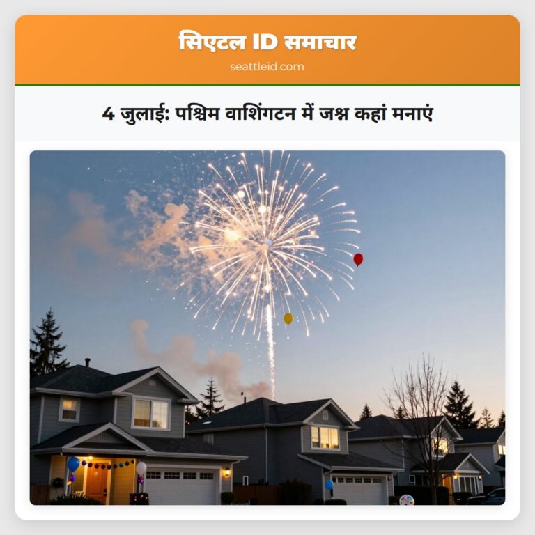 4 जुलाई पश्चिम वाशिंगटन में जश्न कहां मनाएं
