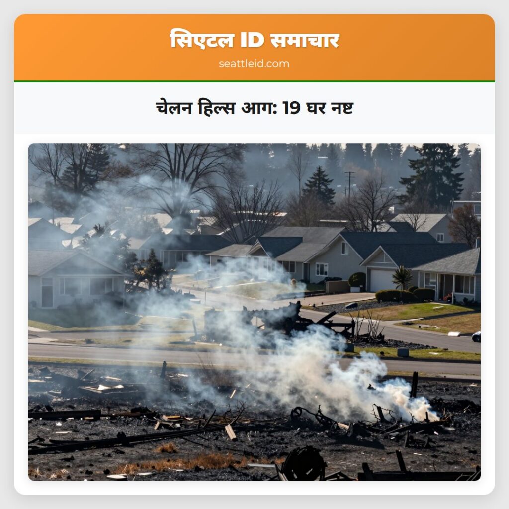 चेलन हिल्स आग: 19 घर नष्ट