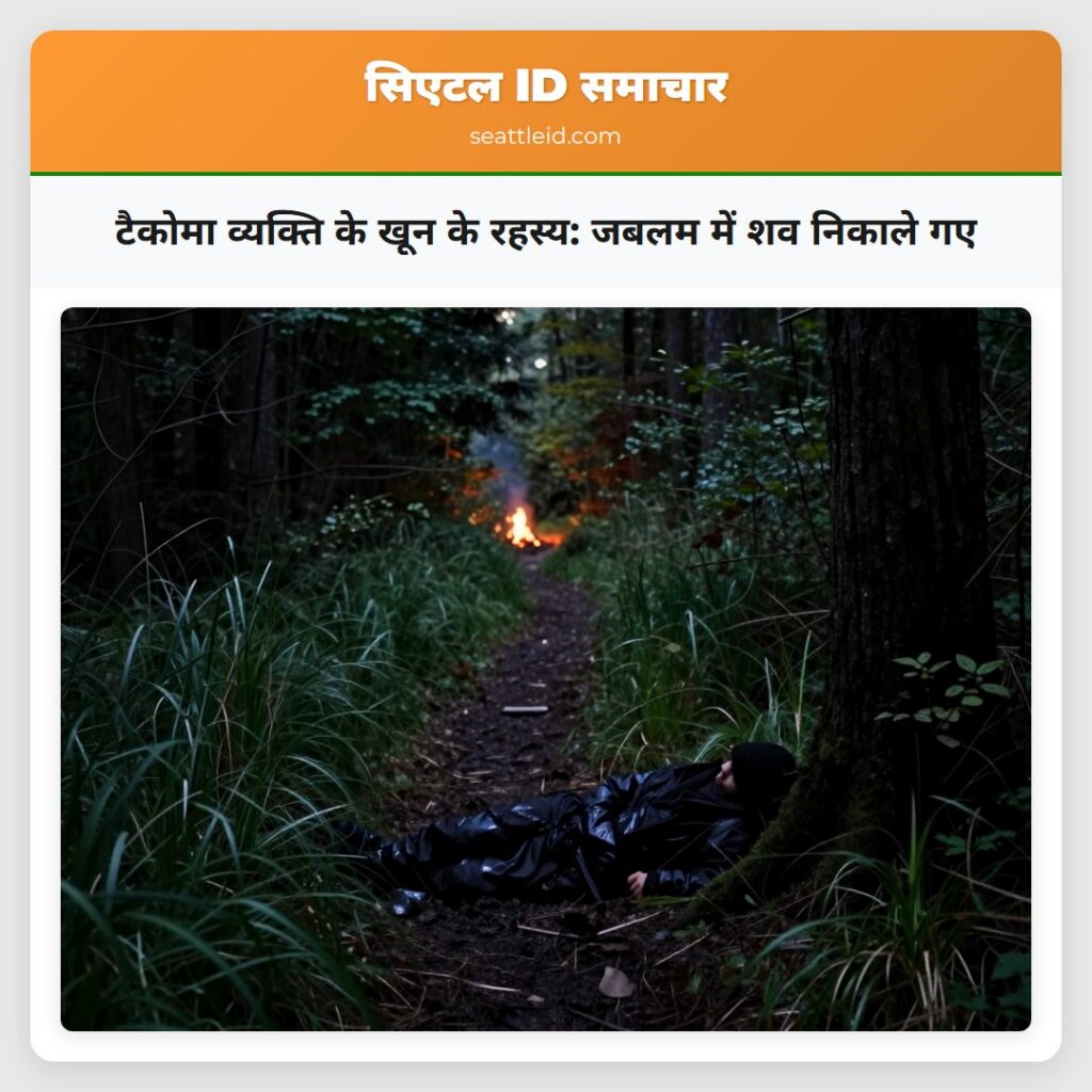 टैकोमा व्यक्ति के खून के रहस्य: जबलम में शव