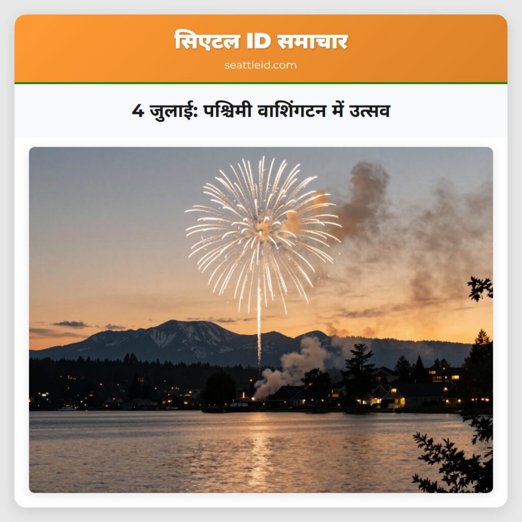 4 जुलाई: पश्चिमी वाशिंगटन में उत्सव