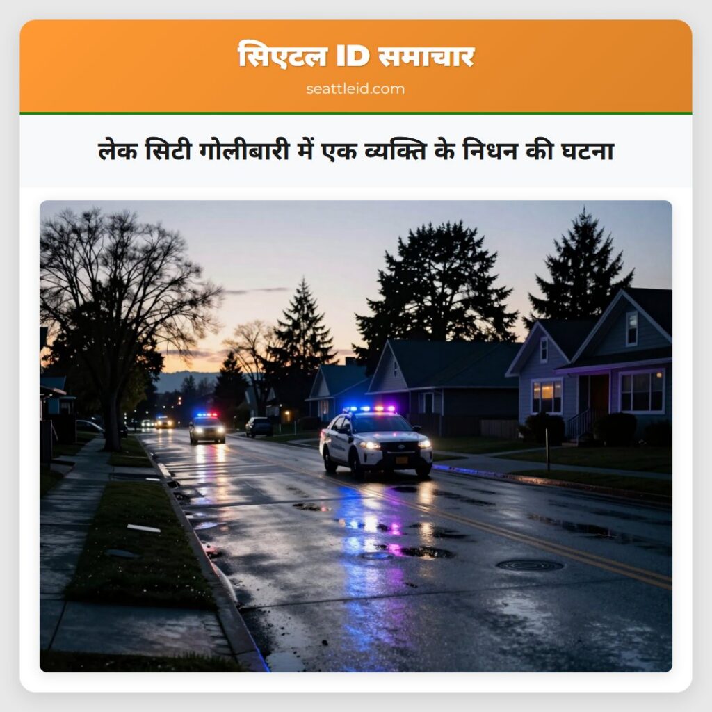 लेक सिटी गोलीबारी में एक व्यक्ति के निधन की घटना