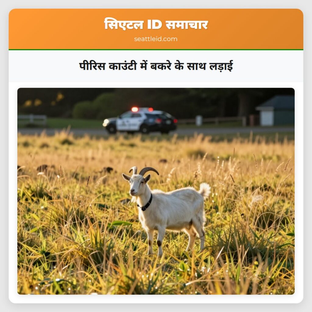 पीरिस काउंटी में बकरे के साथ लड़ाई